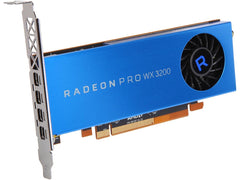 AMD Video Card 100-506115 Radeon Pro WX 3200 4GB GDDR5 128Bit PCI Express 4xminii-DisplayPort Retail