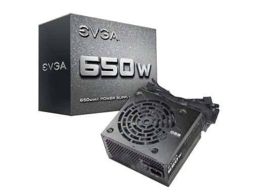 EVGA Power Supply 100-N1-0650-L1 650W +12V 120mm Fan ATX Retail