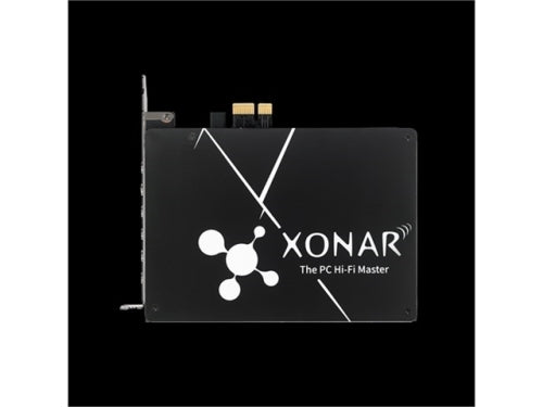 Asus Sound Card Xonar AE 192kHz/24-bit Hi-Res with 110dB SNR PCI Express Gaming Audio Card with Exclusive EMI Back Plate Retail