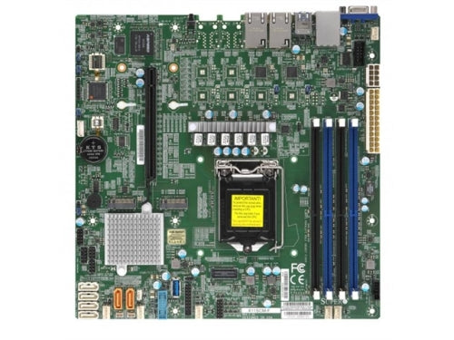 Supermicro Motherboard MBD-X11SCM-F-B Core i3 LGA1151 C246 PCI Express SATA Micro-ATX 128GB DDR4 Bulk Pack