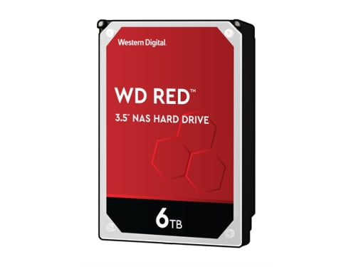 Western Digital Hard Drive WD60EFAX 6TB WD Red NAS SATA 256MB Cache Bulk Pack
