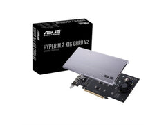 Asus Accessory HYPER M.2 X16 Card v2 NVMe M.2 128Gbps PCIE Retail