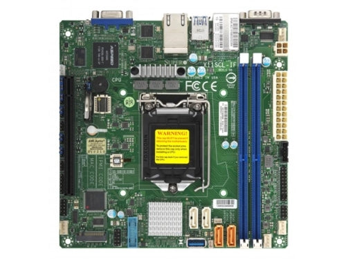 Supermicro Motherboard MBD-X11SCL-IF-O E-2100 LGA1151 C242 64GB DDR4 PCI Express Mini-ITX Retail