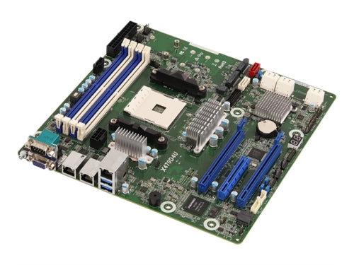 ASRock Motherboard X470D4U AMD AM4 X470 Maximum 64GB DDR4 PCIE mATX Brown Box