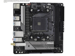 ASRock Motherboard B550M-ITX/AC AMD AM4 Ryzen B550 Max 64GB DDR4 Mini-ITX Retail