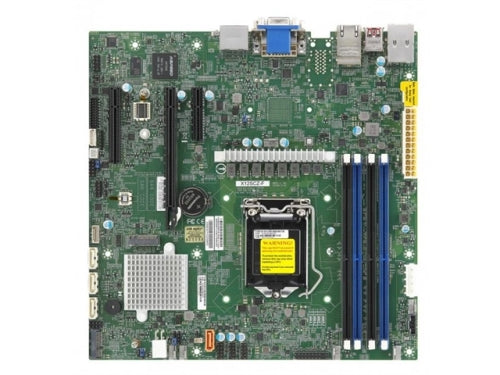Supermicro Motherboard MBD-X12SCZ-F-B W480 LGA-1200 128GB DDR4 HDMI/DisplayPort microATX Bulk Box