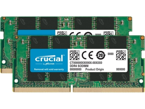 Crucial Memory CT2K16G4SFRA32A 32GB (2x16G)DDR4 3200 CL22 Unbuffered SODIMM  Retail