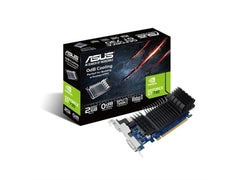 Asus Video Card GT730-SL-2GD5-BRK GeForce GT 730 2GB GDDR5 64-bit DVI-D/D-Sub/HDMI Retail