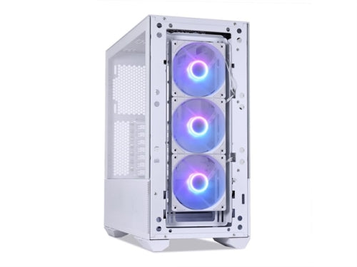 Lian-Li Case LANCOOL II MESH C RGB SNOW FullTower 4mm Temperedlass G 3x120mm ARGB Fan White Retail