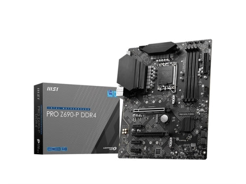 MSI Motherboard PRO Z690-P DDR4 Z690 S1700 Max128GB DDR4 PCIE ATX Retail