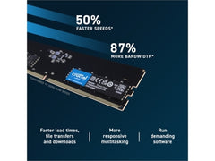 Crucial Memory CT16G48C40U5 16G DDR5 4800Mhz UDIMM Retail