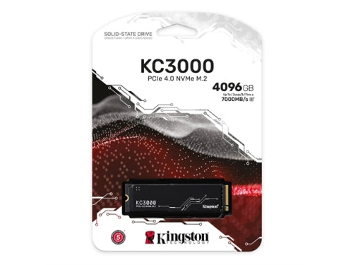 Kingston SSD SKC3000D/4096G 4096G KC3000 PCIe4.0 NVMe M.2 SSD Retail