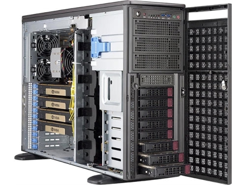 Supermicro Server SYS-540A-TR XeonW-3300 LGA4189 Socket P+ C621A Max.4TB 4x92mm hot-swap 2200W Brown Box