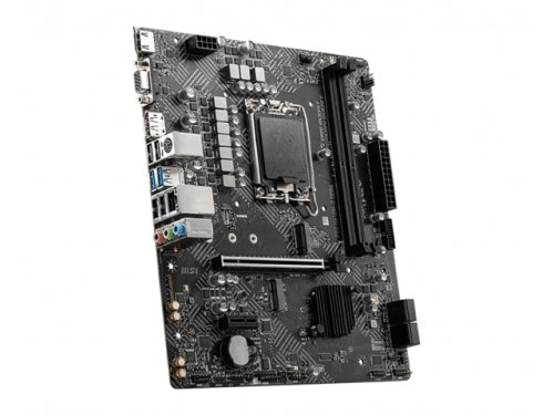 MSI Motherboard PROH610MGD4 PRO H610M-G DDR4 H610 Socket1700 Max64GB DDR4 mATX Retail