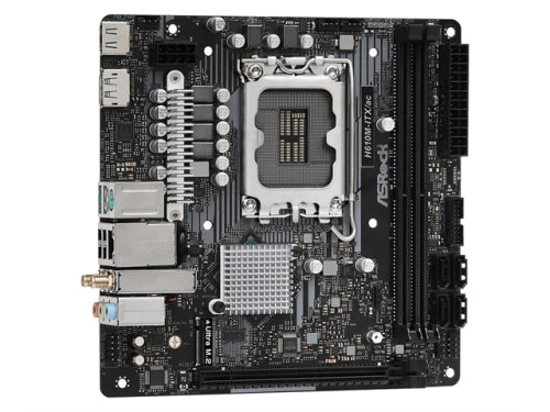 ASRock Motherboard H610M-ITX/AC H610 LGA1700 Max64GB DDR4 PCI Express SATA USB Mini ITX Retail