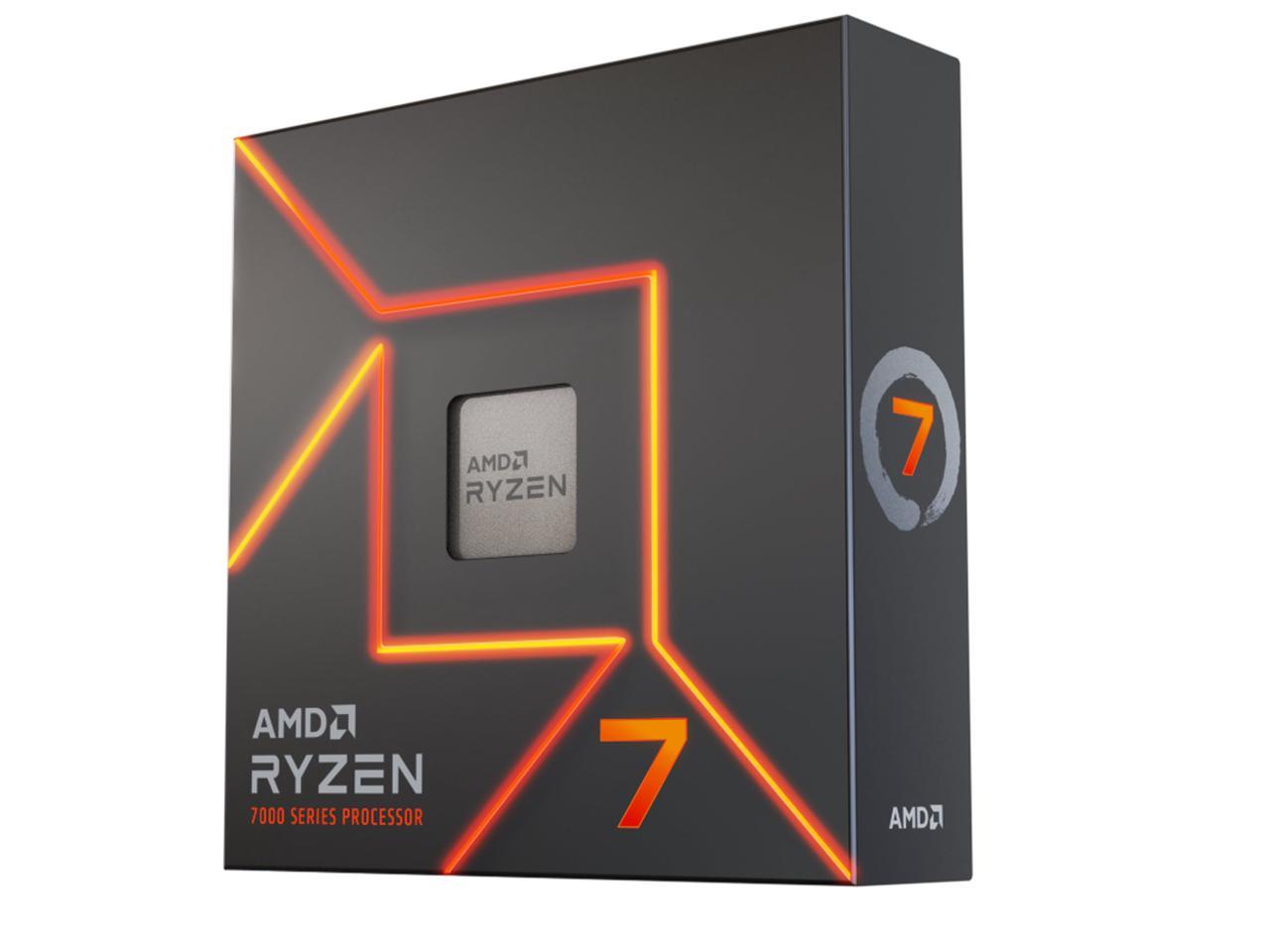 AMD CPU 100-100000591WOF Ryzen 7 7700X 8Cores/16Threads 4.5GHz WITHOUT COOLER Retail