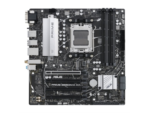 ASUS Motherboard PRIME B650M-A AX AMD B650 AM5 Max.128GB DDR5 microATX Retail