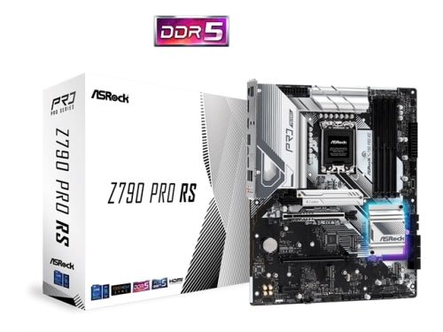 ASRock Motherboard Z790 Pro RS Z790 LGA1700 Max128GB DDR5 ATX Retail