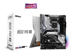 ASRock Motherboard B650 Pro RS AMD B650 AM5 Max128GB DDR5 PCIe ATX Retail